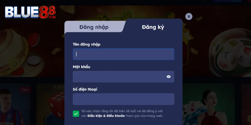 TRANG CHỦ 30 Đăng ký tài khoản quá dễ dàng